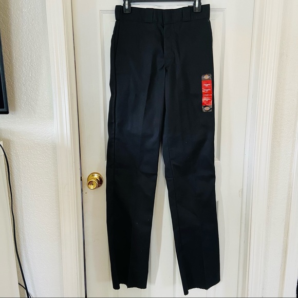 Dickies Other - NWT DICKIES black original fit work pants SZ 28 L